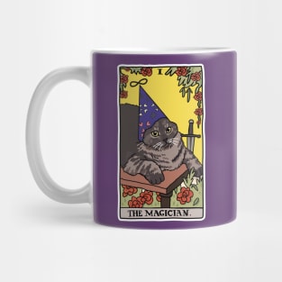 The magician tarot deck - funny tarot cat Mug